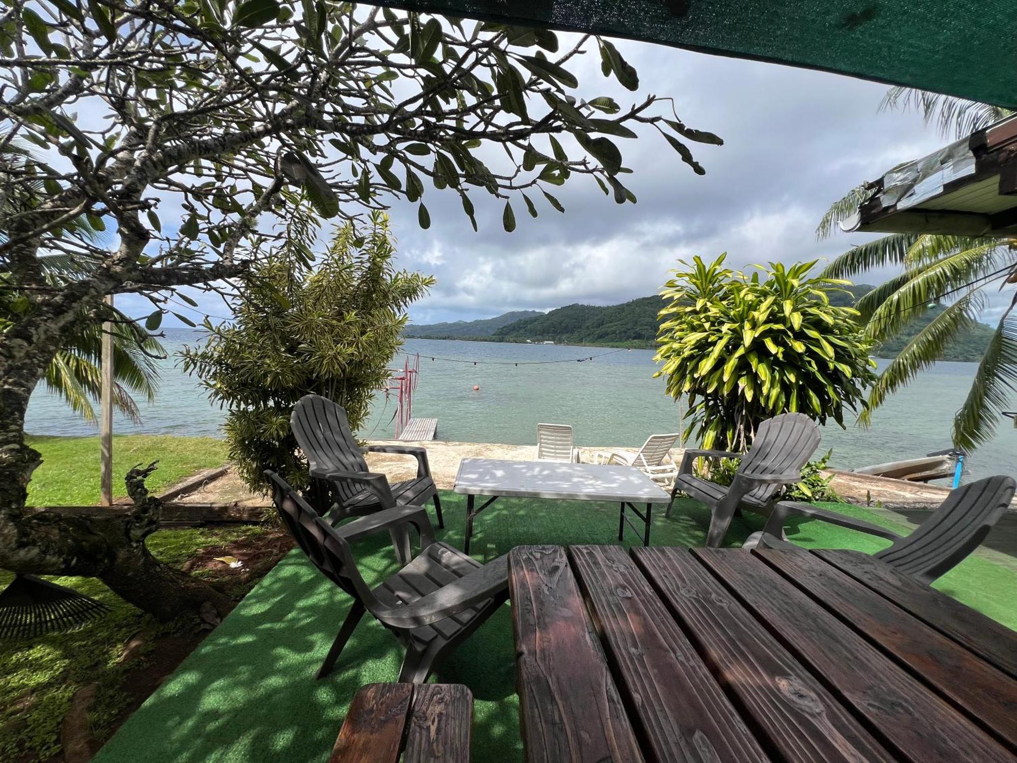 Villa De La Baie Raiatea - Bord De Mer Утуроа Екстериор снимка
